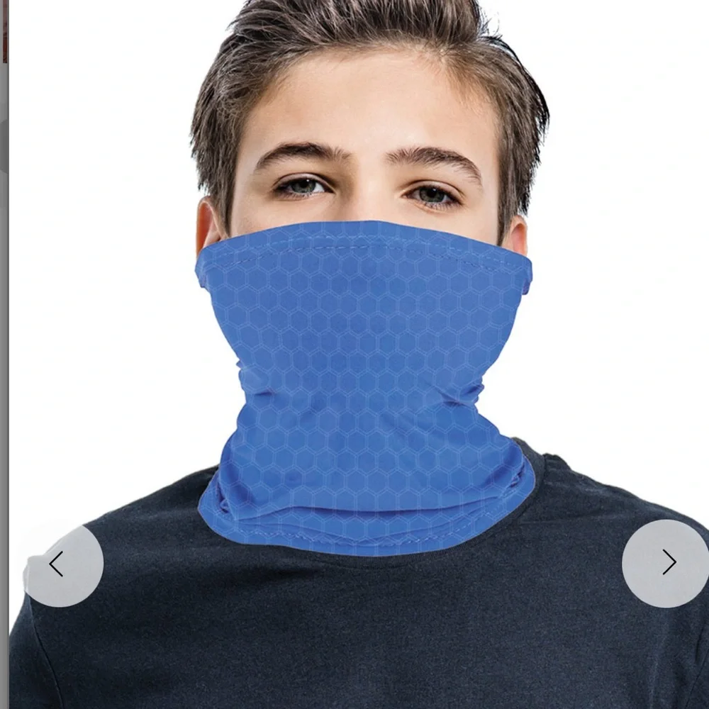Copper Fit Kids' Guardwell Face Protector- BLUE